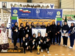 پیام تبریک ریاست پردیس فاطمه زهرا(س) اصفهان به مناسبت قهرمانی تیم والیبال پردیس در  مرحله کشوری لیگ والیبال دختران دانشگاه فرهنگیان