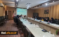 جلسه مدیران گروه پردیس فاطمه زهرا (س) با حضور دکتر کجباف مدیر محترم امور پردیس های استان اصفهان و دکتر کاشفی معاون محترم مدیریت امور پردیس های استان اصفهان