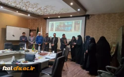 مراسم تجلیل و تکریم(بازنشسته ) دکتر زجاجی با حضور دکتر کجباف مدیرمحترم مدیریت امور پردیس های استان اصفهان