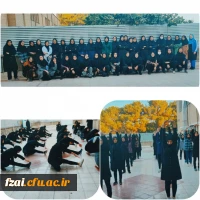 دانشگاه فرهنگیان پردیس فاطمه الزهرا اصفهان به مناسبت هفته تربیت بدنی 
 نرمش صبحگاهی را برگزار کرد 