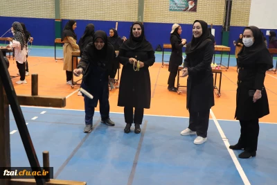 انجمن ورزشی پردیس فاطمه الزهرا به مناسبت هفته تربیت بدنی مسابقات هیجانی را برگزار کرد