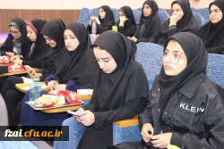 جلسه پرسش و پاسخ با رییس، معاون هماهنگی،مسئول امور دانشجوئی و مالی مدیریت پردیس های استان، نماینده محترم دفتر مقام معظم رهبری،روسا ومعاونین پردیس ،مدیران گروه ،مسئول حراست  در سالن شهید سلیمانی پردیس فاطمه زهرا (س) 