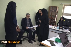 بازدید کارشناس مسئول اداره ارزیابی عملکرد و پاسخگویی به شکایات اداره کل آموزش و پرورش استان اصفهان و رئیس اداره سنجش صلاحیت های حرفه ای دانشگاه فرهنگیان از فرایند مجدد رسیدگی به اعتراضات ارزیابی مصاحبه اختصاصی بازدید کردند