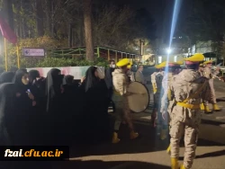 تشییع شهدای گمنام به مناسب ایام فاطمیه ( س) در پردیس فاطمه زهرا (س) اصفهان