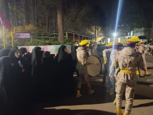 تشییع شهدای گمنام به مناسب ایام فاطمیه ( س) در پردیس فاطمه زهرا (س) اصفهان