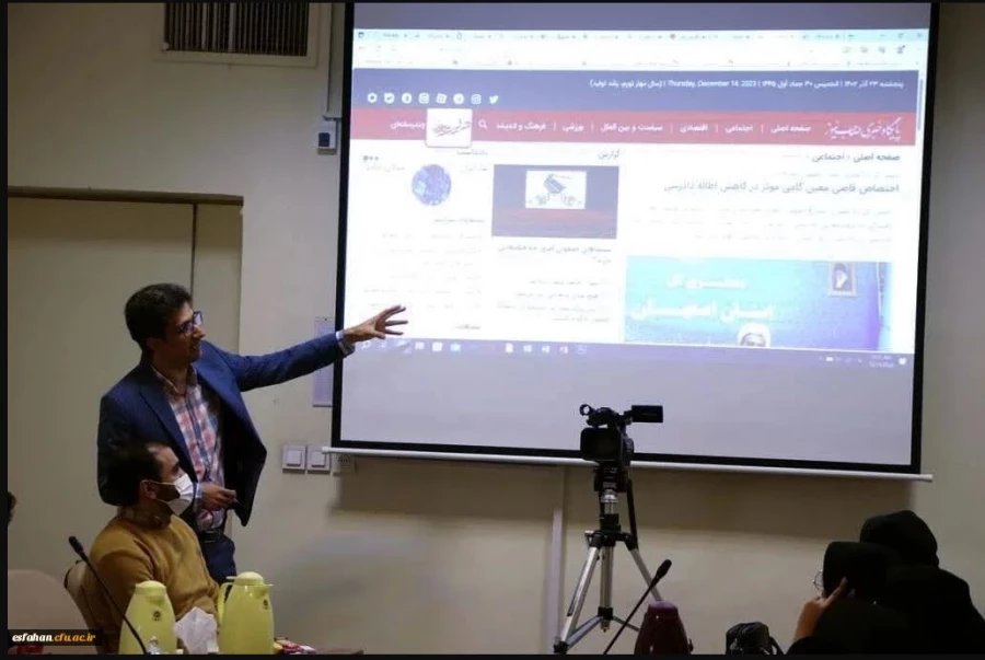 برگزاری کارگاه آموزشی خبر نویسی و طراحی پوستر