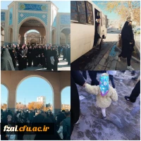 گزارش تصویری از شرکت جمعی از دانشجویان پردیس فاطمه الزهرا (س) در نماز جمعه ی مصلی امام خمینی (ره).