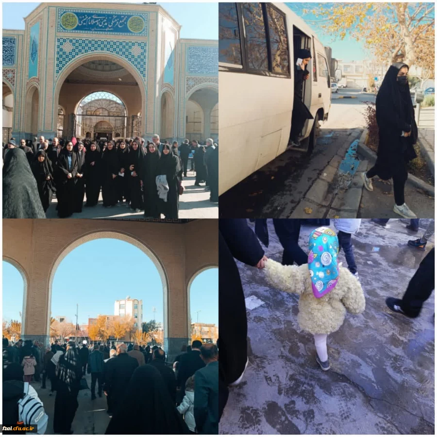 گزارش تصویری از شرکت جمعی از دانشجویان پردیس فاطمه الزهرا (س) در نماز جمعه ی مصلی امام خمینی (ره).