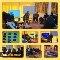 بازدید دانشجو معلمان از واحد سند تحول بنیادین جامعه اسلامی فرهنگیان از مرکز تربیتی رواق (اندیشکده امام رضا) 