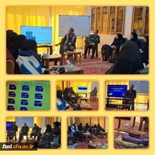 بازدید دانشجو معلمان از واحد سند تحول بنیادین جامعه اسلامی فرهنگیان از مرکز تربیتی رواق (اندیشکده امام رضا) 