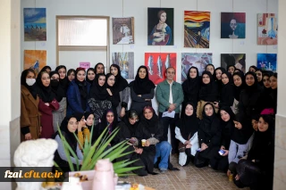 افتتاحیه نمایشگاه دانشجویان هنر پردیس فاطمه زهرا (س) در تاریخ ۱۰ دی ماه ۱۴۰۲ در پردیس فاطمه زهرا 
