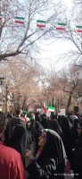حضور دانشجویان پردیس فاطمه زهرا(س) اصفهان در راهپیمایی یوم الله ۲۲ بهمن