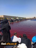 حضور جمعی از کارکنان و دانشجویان پردیس فاطمه زهرا ( س) استان اصفهان در راهپیمایی روز قدس