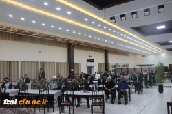 برگزاری ضیافت افطاری و جلسه هم اندیشی باحضور مسوولین و اساتید و ارائه گزارش مراکز و پردیس ها