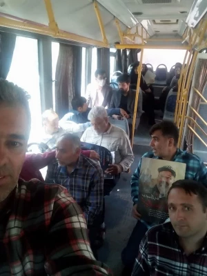 حضور مسئولین و دانشجو معلمان دانشگاه فرهنگیان پردیس فاطمه زهرا (س)اصفهان در مراسم تشییع سردار شهید زاهدی