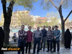 حضور مسئولین و دانشجو معلمان دانشگاه فرهنگیان پردیس فاطمه زهرا (س)اصفهان در مراسم تشییع سردار شهید زاهدی