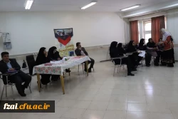 حضور دکتر حمیدرضا کاشفی، معاونت هماهنگی امور پردیس های استان اصفهان در پردیس فاطمه الزهرا(س) و بازدید میدانی از روند برگزاری دومین روز از مرحله استانی جشنواره تدریس برتر در استان 
