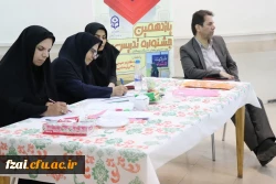 حضور دکتر حمیدرضا کاشفی، معاونت هماهنگی امور پردیس های استان اصفهان در پردیس فاطمه الزهرا(س) و بازدید میدانی از روند برگزاری دومین روز از مرحله استانی جشنواره تدریس برتر در استان 
