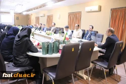 جلسه ی شورای اداری پردیس  فاطمه زهرا(س) با حضور دکتر کاشفی معاون محترم هماهنگی دانشگاه فرهنگیان استان اصفهان 