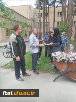به مناسبت روز کارگر از زحمتکشان پردیس فاطمه زهرا (س) اصفهان تقدیر شد