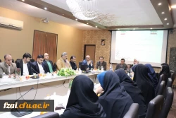 مراسم تکریم سرکار خانم دکتر اکرمی و معارفه سرکار خانم دکتر جلیل آبکنار سرپرست پردیس فاطمه زهرا (س) اصفهان