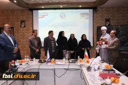 مراسم تکریم سرکار خانم دکتر اکرمی و معارفه سرکار خانم دکتر جلیل آبکنار سرپرست پردیس فاطمه زهرا (س) اصفهان