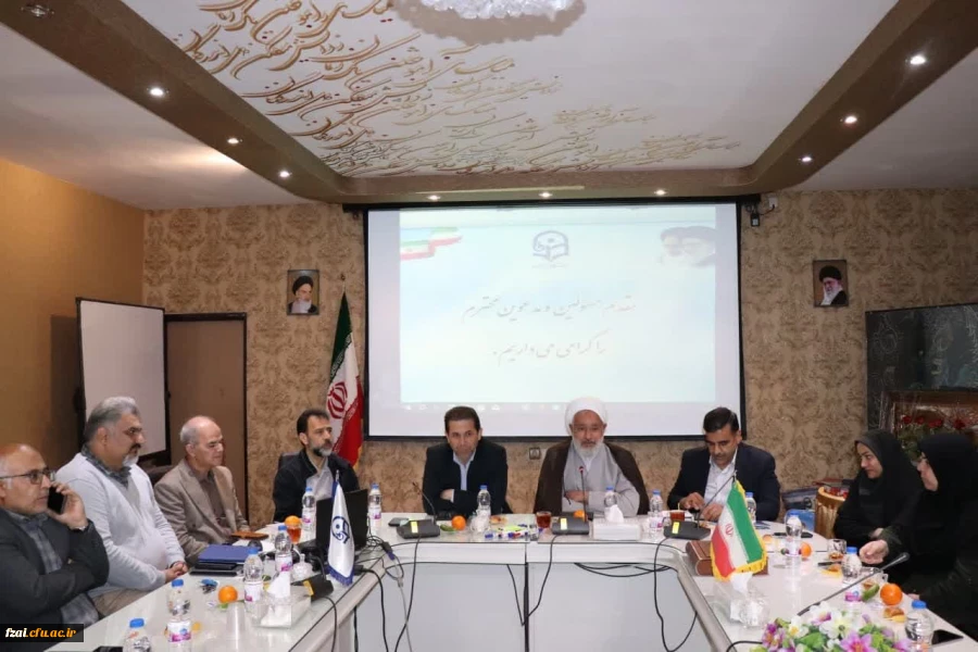 جلسه معارفه مسئول حراست و کارشناس مسئول پژوهش و فناوری دانشگاه فرهنگیان پردیس فاطمه زهرا (س)