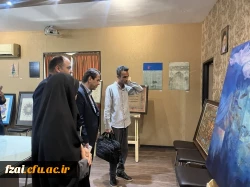 بازدید سرپرست دانشگاه فرهنگیان استان اصفهان ازنمایشگاه کتاب و آثار اساتید هنر دانشگاه فرهنگیان 