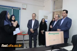 بازدید اکبر پناهی، سرپرست دانشگاه فرهنگیان اصفهان و محمدرضا نظریان، مدیر کل آموزش و پرورش استان از فرآیند مصاحبه متقاضیان ورود به دانشگاه فرهنگیان