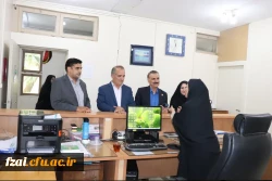 بازدید فرهاد علیپور، معاون آموزشی دانشگاه فرهنگیان کشور و تیم همراه از پردیس فاطمه زهرا(س)  اصفهان