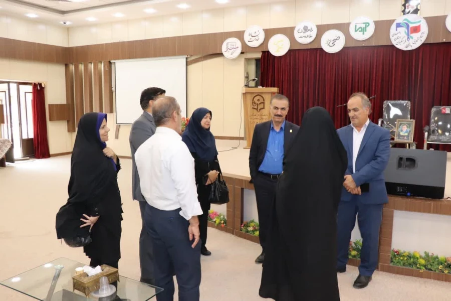 بازدید فرهاد علیپور، معاون آموزشی دانشگاه فرهنگیان کشور و تیم همراه از پردیس فاطمه زهرا(س)  اصفهان