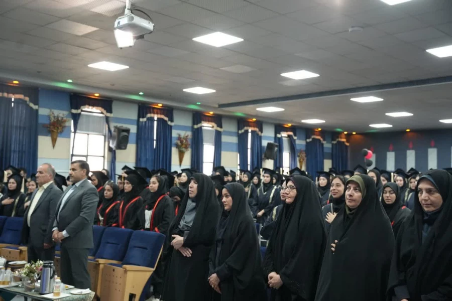 برگزاری جشن دانش آموختگی دانشجومعلمان دختر دانشگاه فرهنگیان استان اصفهان