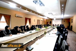 جلسه توجیهی و بدرقه کاروان ورزشی دانشجویان دختر  اعزامی به مسابقات بیست و پنجمین المپیاد فرهنگی ورزشی دانشجو معلمان سراسر کشور