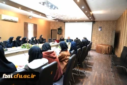 جلسه توجیهی و بدرقه کاروان ورزشی دانشجویان دختر  اعزامی به مسابقات بیست و پنجمین المپیاد فرهنگی ورزشی دانشجو معلمان سراسر کشور